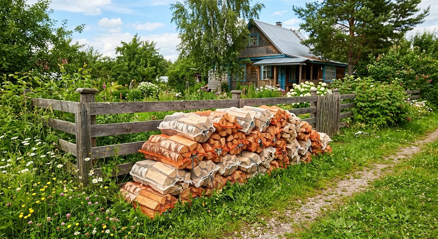 Дрова для дачи в Пущине